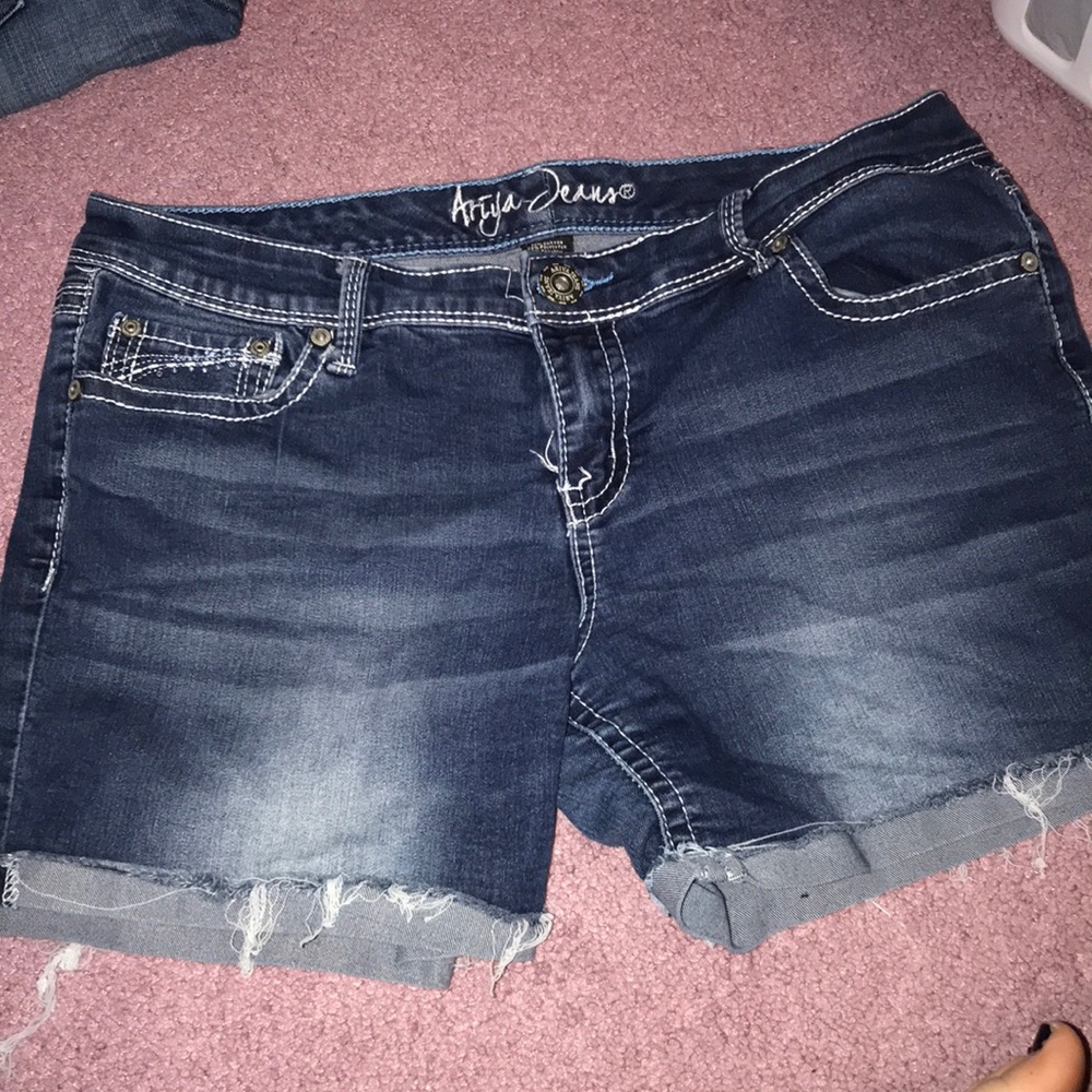 Midi Jean Shorts